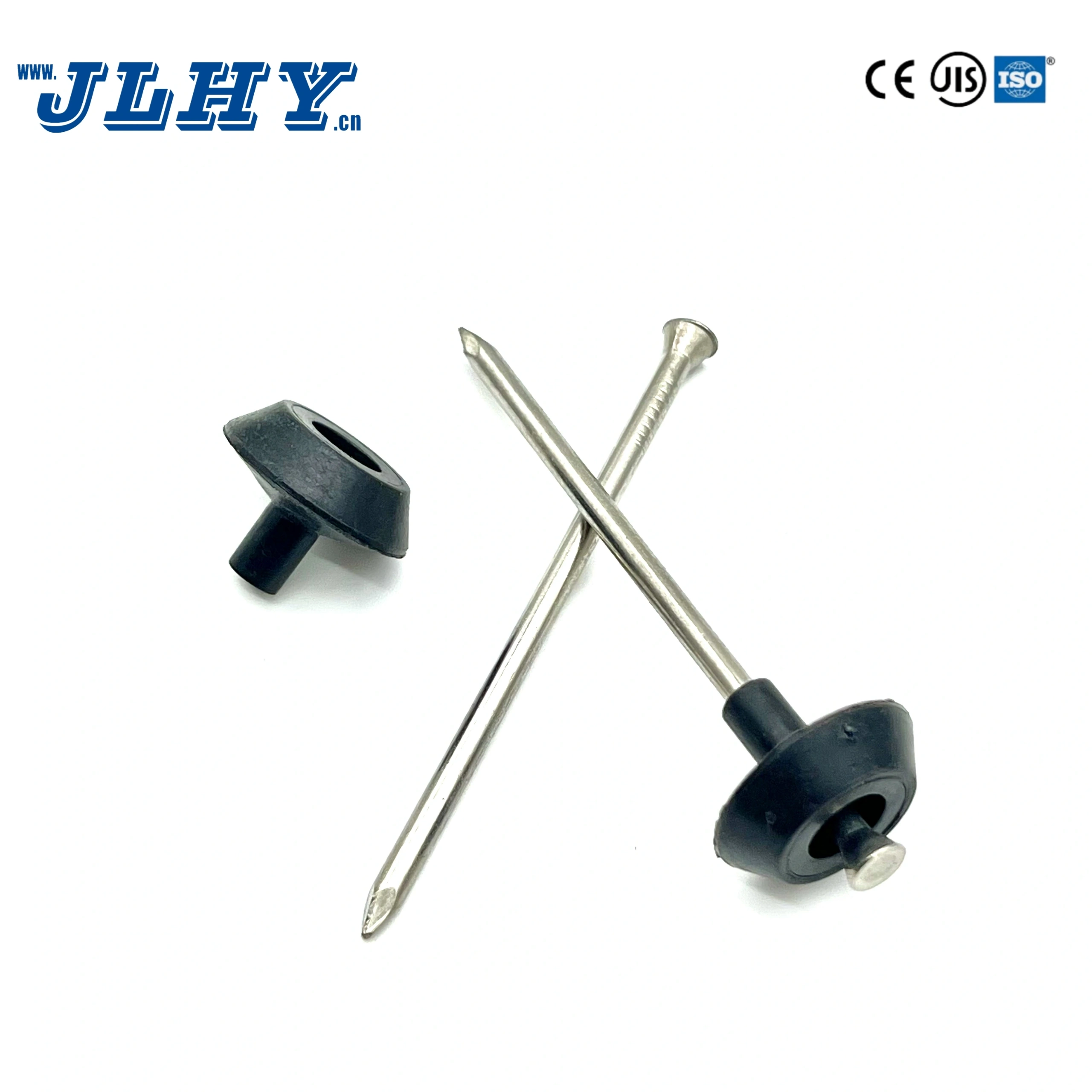 Stainless Steel Nails with Rubber Cap